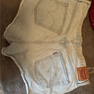 Levi's Sky Blue Denim Shorts